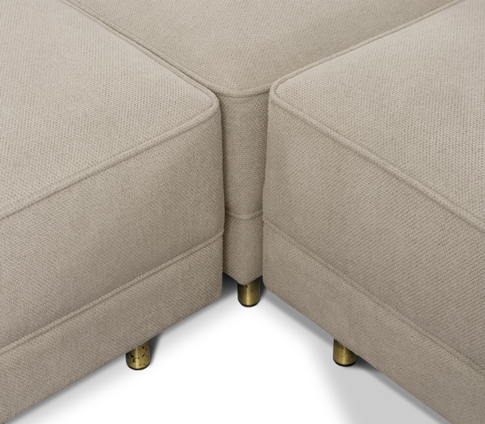 Imperia Cream Modular Luxe Sofa
