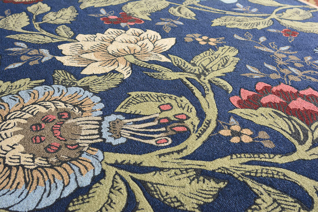 Passion Flower Navy 37118 Rug | Size: 200 x 280 cm