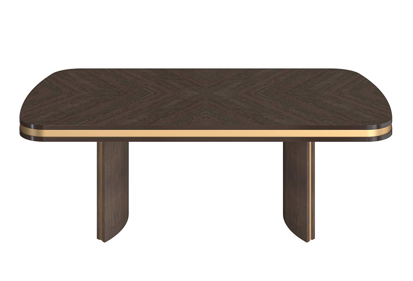 Club Dark Artisan Dining Table