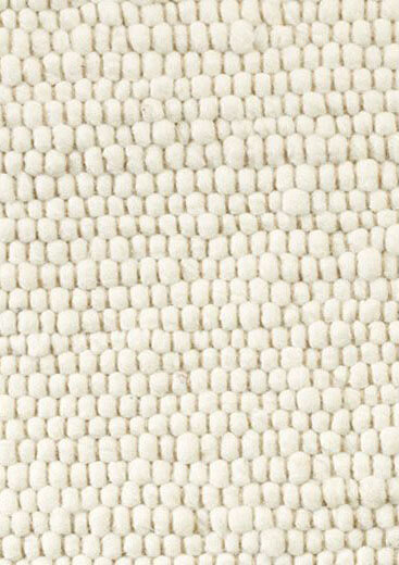 White Wool Handwoven Rug Cobra 29409