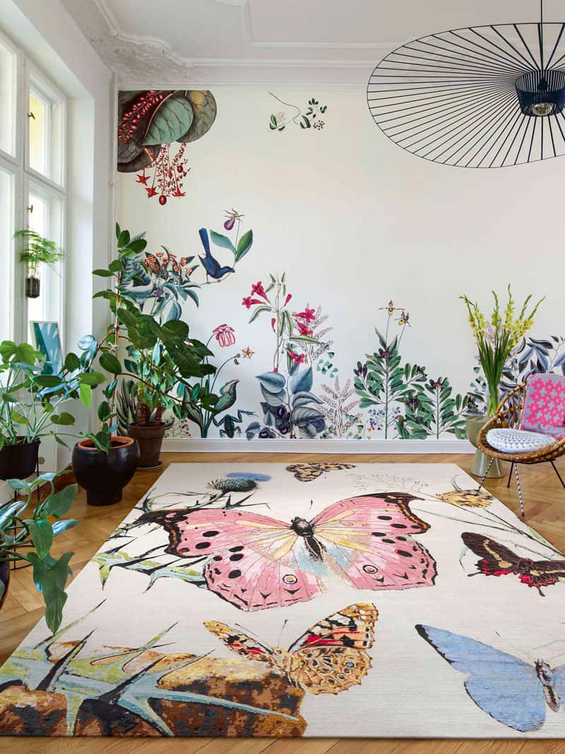Butterfly Hand-Woven Exquisite Rug | Size: 305 x 427 cm