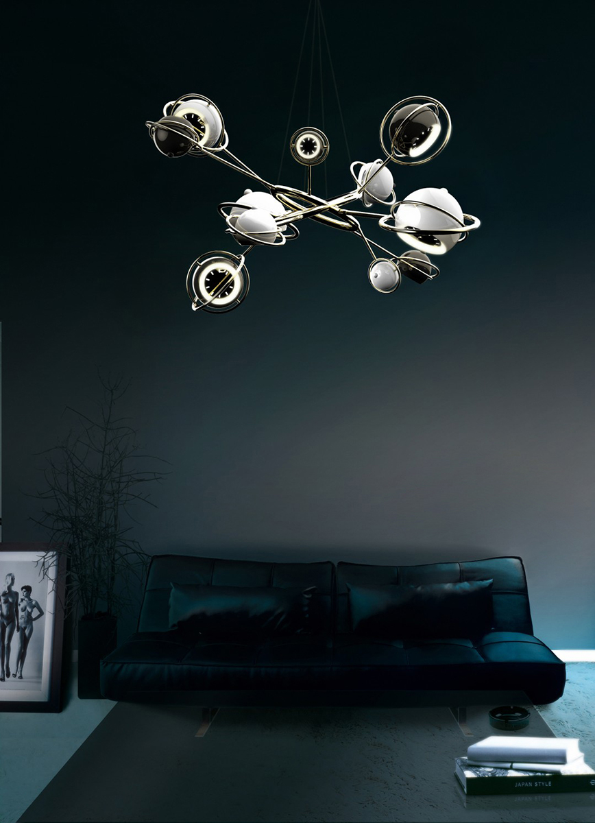 Galactic Glow Suspension Lamp - 4