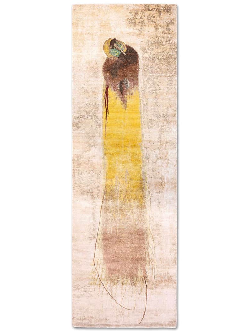 Three Birds Hand-Woven Exquisite Rug ☞ Size: 100 x 300 cm