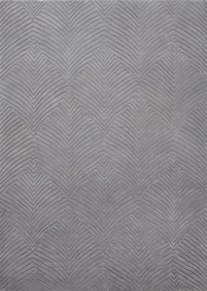 Grey Wool Modern Hand Woven Rug | Size: 200 x 280 cm