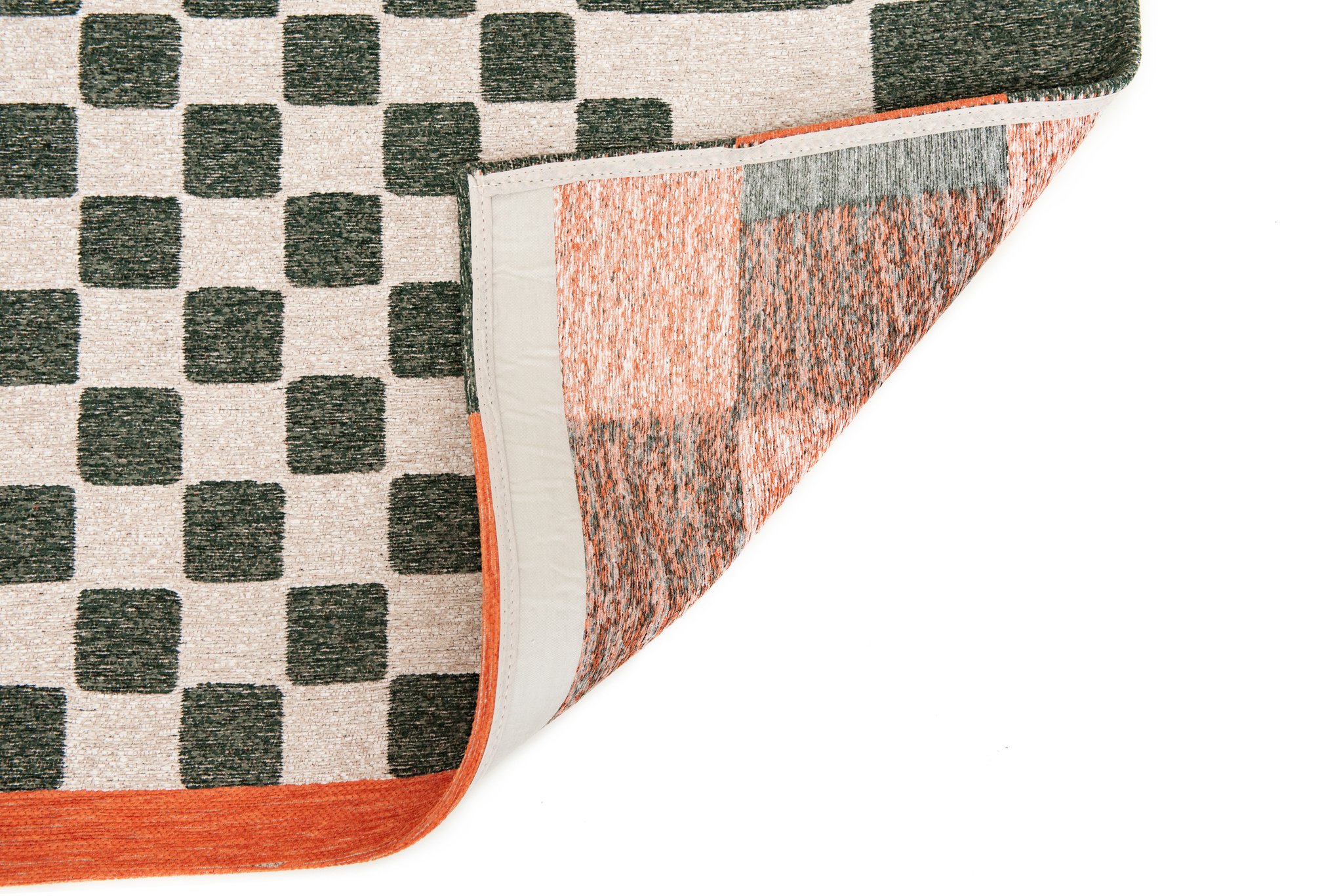 Deep Green Contemporary Rug