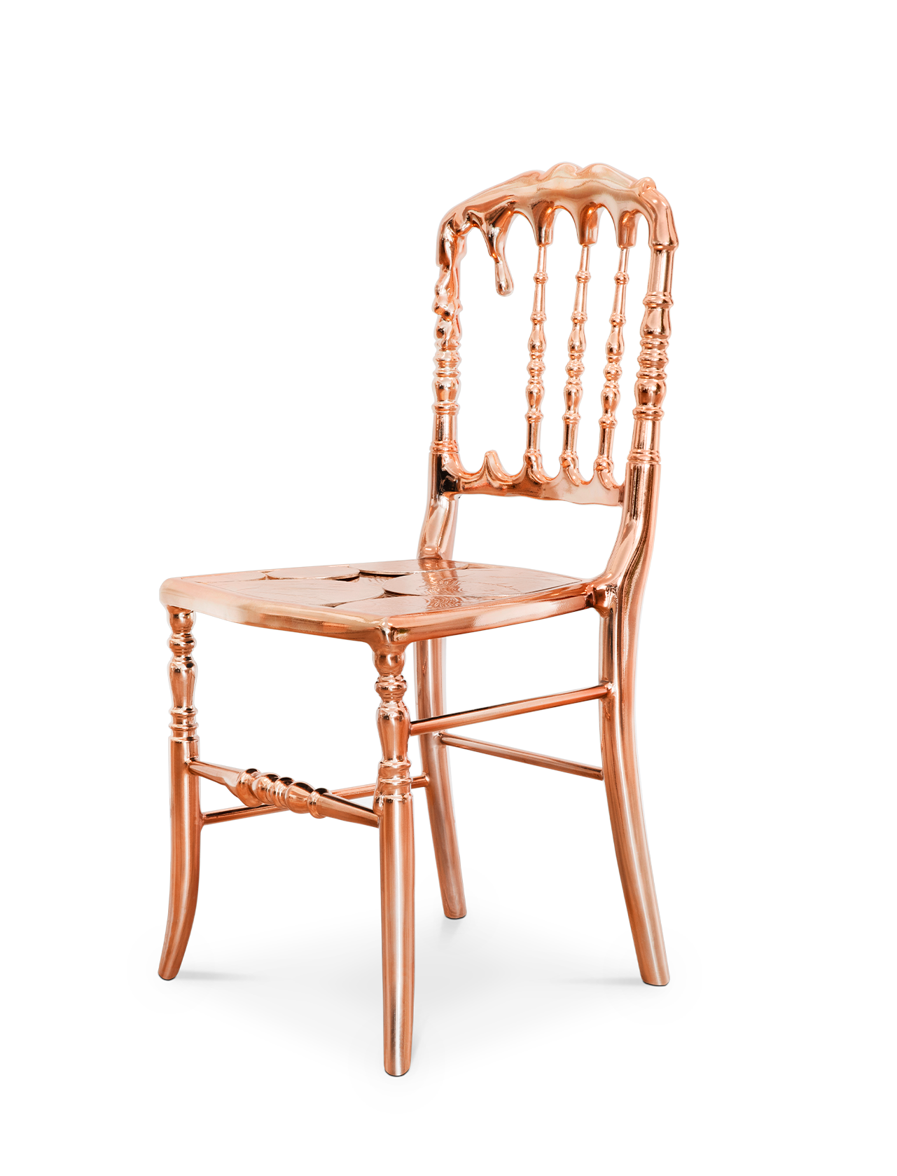 Empyrean Copper Accent Designer Chair