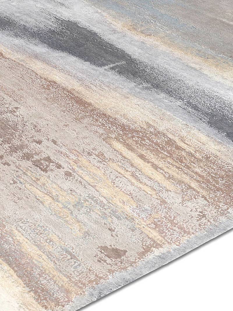 Beige Mix Luxury Silk / Wool Rug | Size: 305 x 427 cm