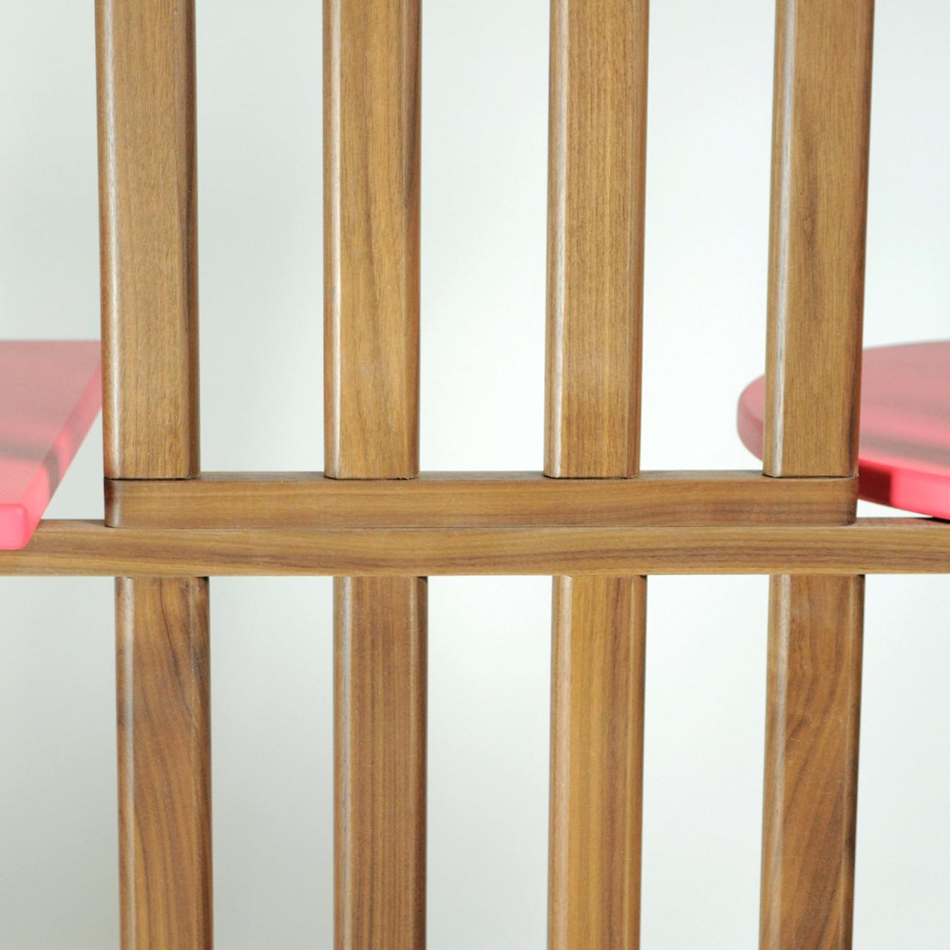Pink Five-Level Display Shelf
