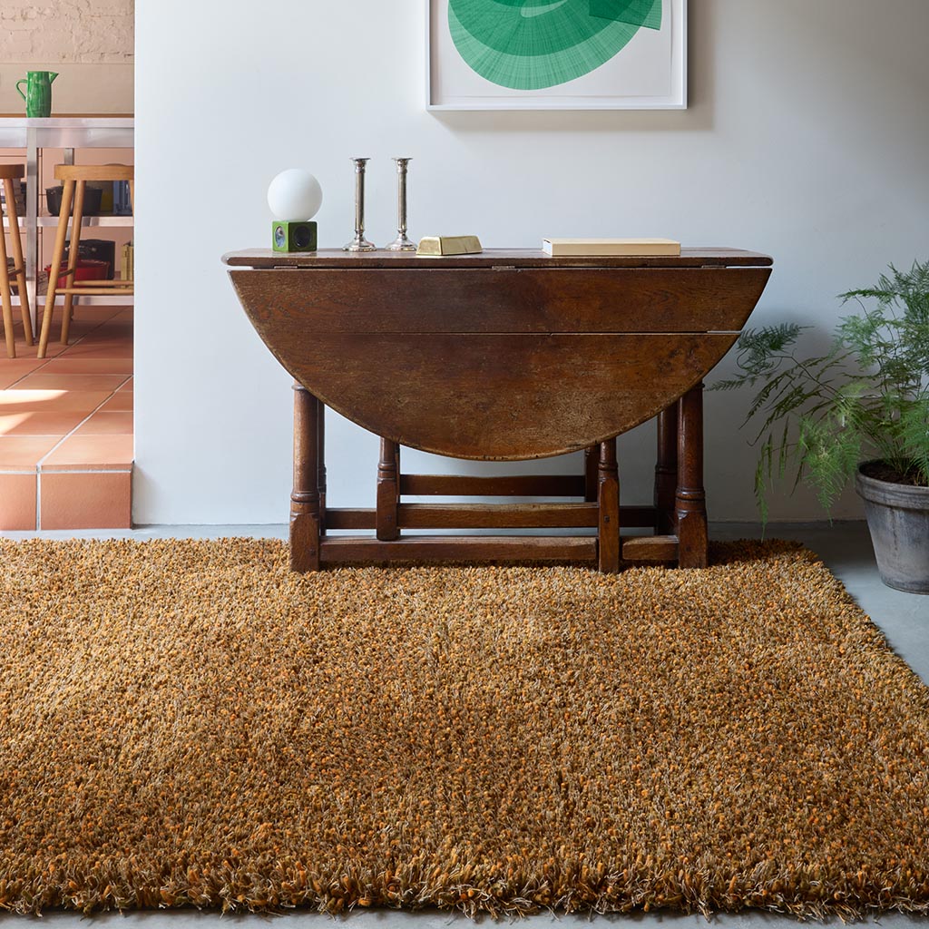 Tangerine Shaggy Rug