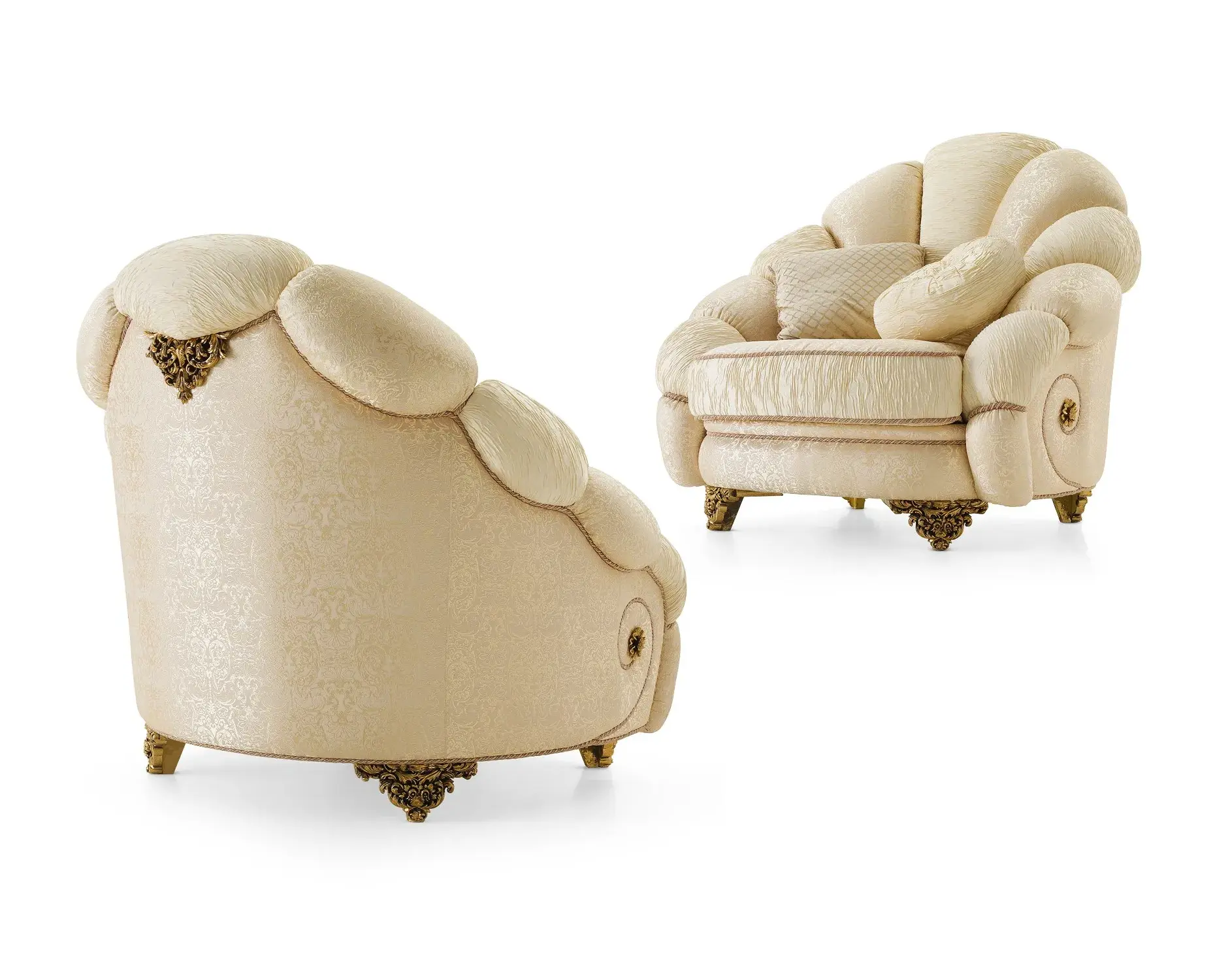 Royal Italian Upholstered Armchair