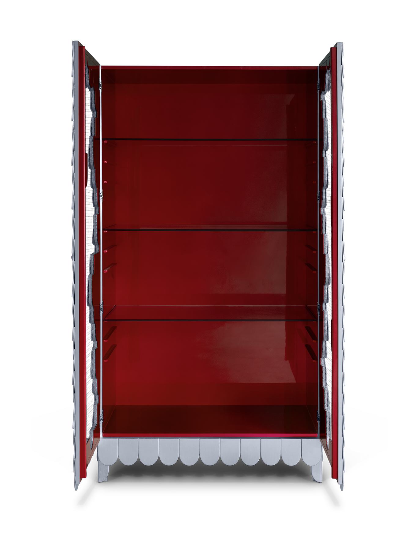 Porto Red Designer Cabinet