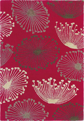Dandelion Red Rug