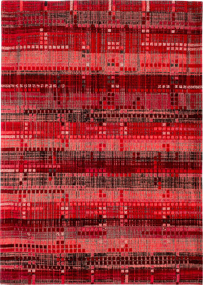 Empire Red Rug by Louis de Poortere ☞ Size: 60 x 90 cm
