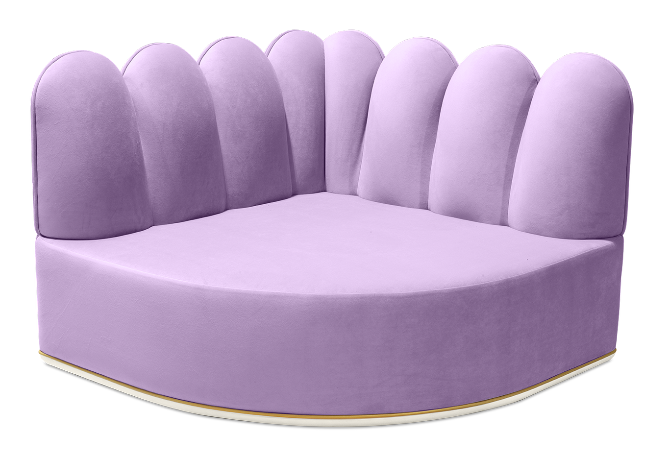 Fluffy Cloud Purple Sofa