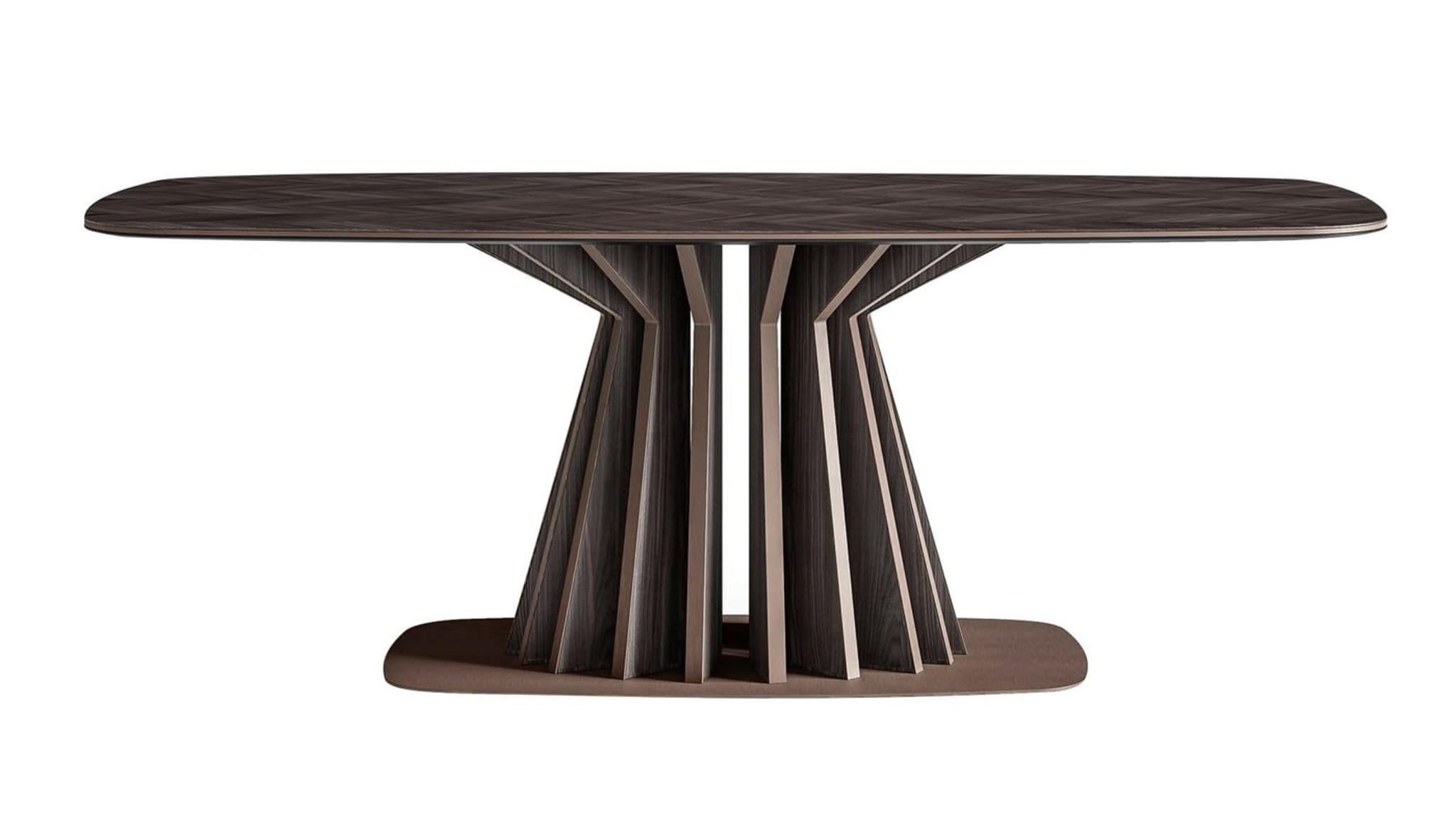 Sophisticated Dark Rectangular Dining Table