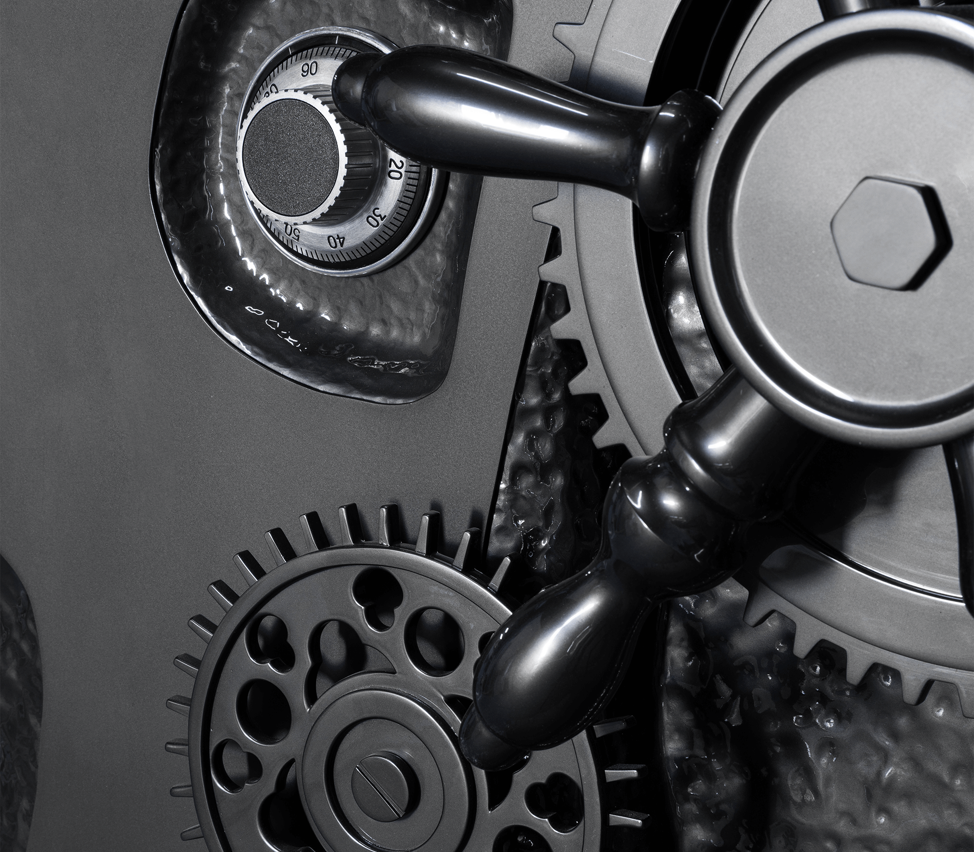 Tycoon Matte Grey Elite Designer Safe