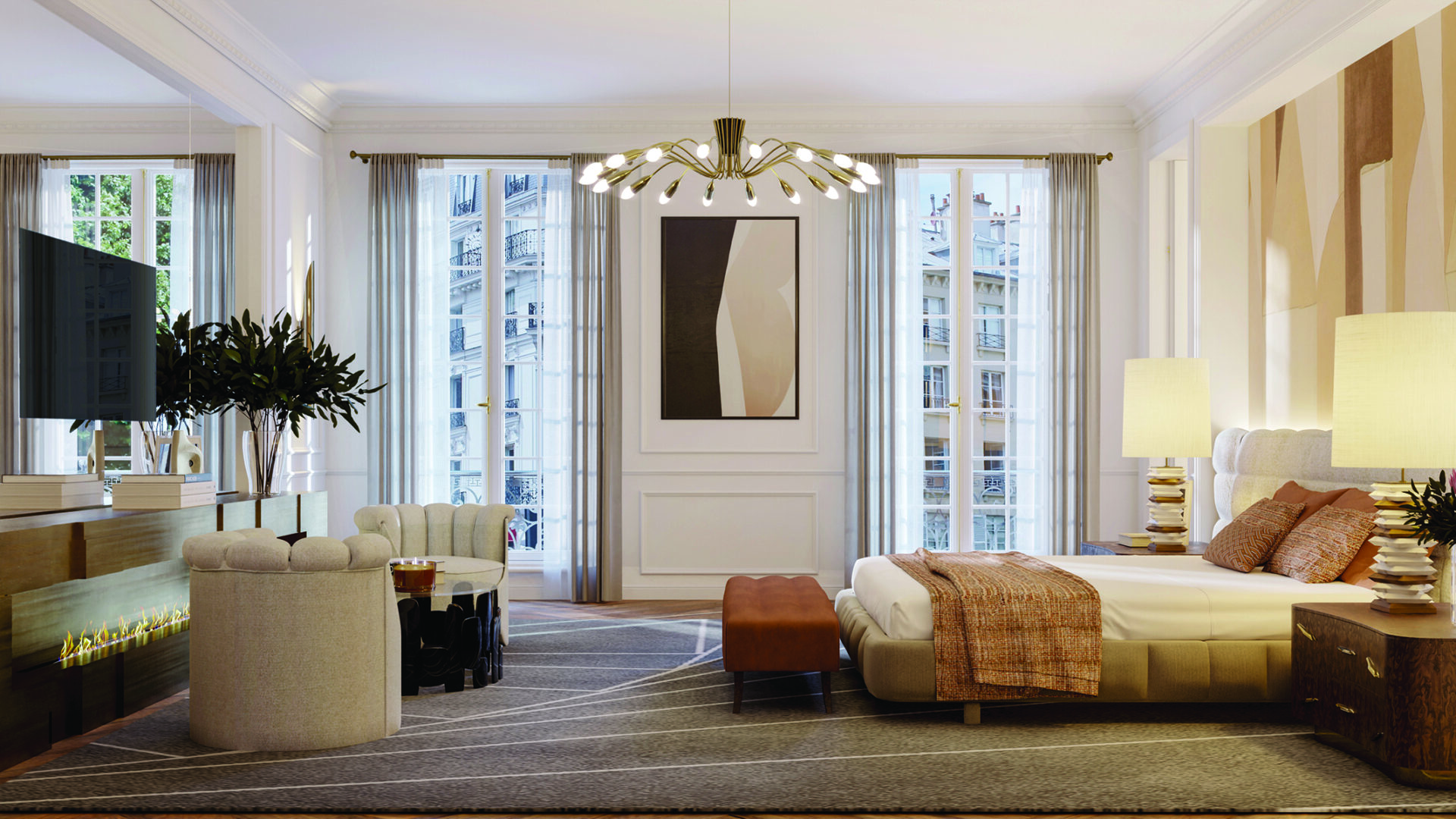 Gleaming Light Suspension Lamp - 3