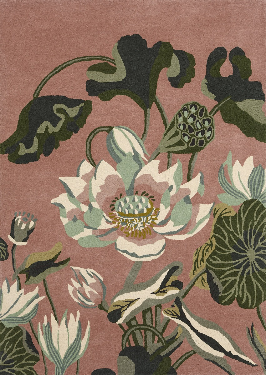 Rose Wool Modern Hand Woven Rug | Size: 250 x 350 cm