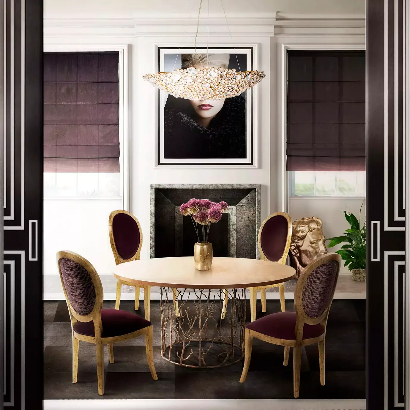 Eternelle Demi-Lune Luxe Chandelier