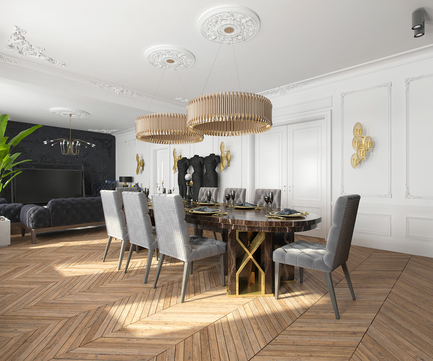 Starlet Glow Suspension Lamp - 6
