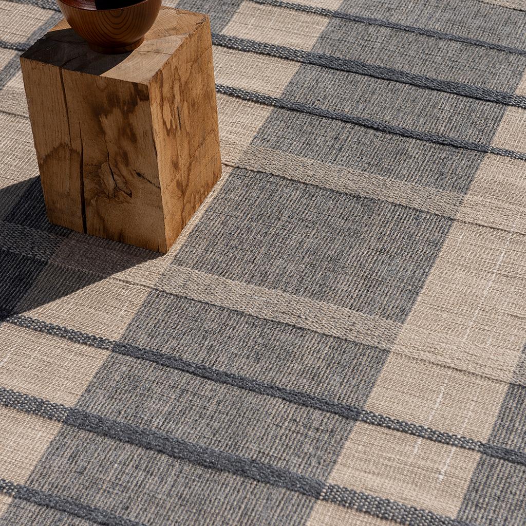 Zona Denim Check Fresco Rug