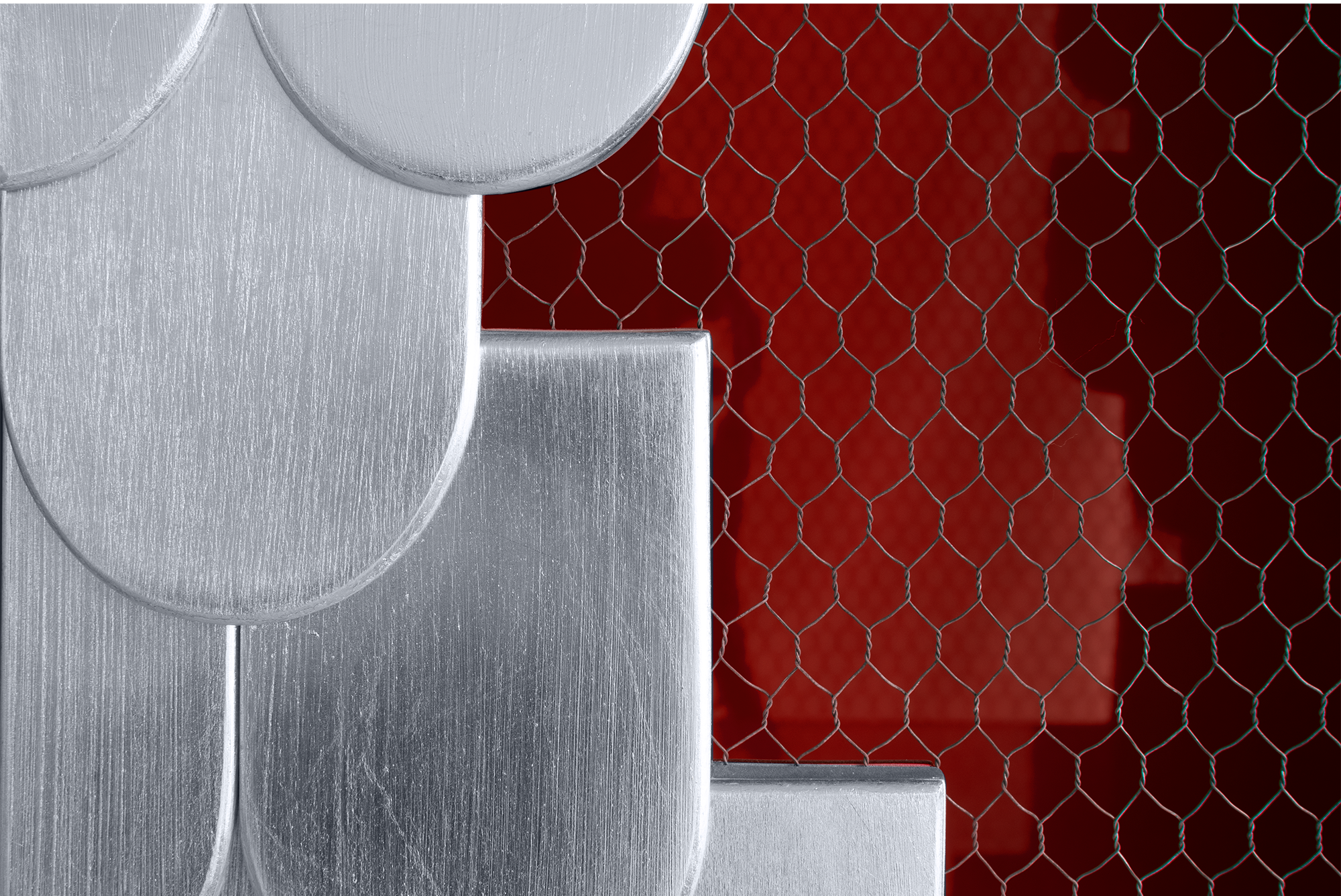 Porto Red Designer Cabinet
