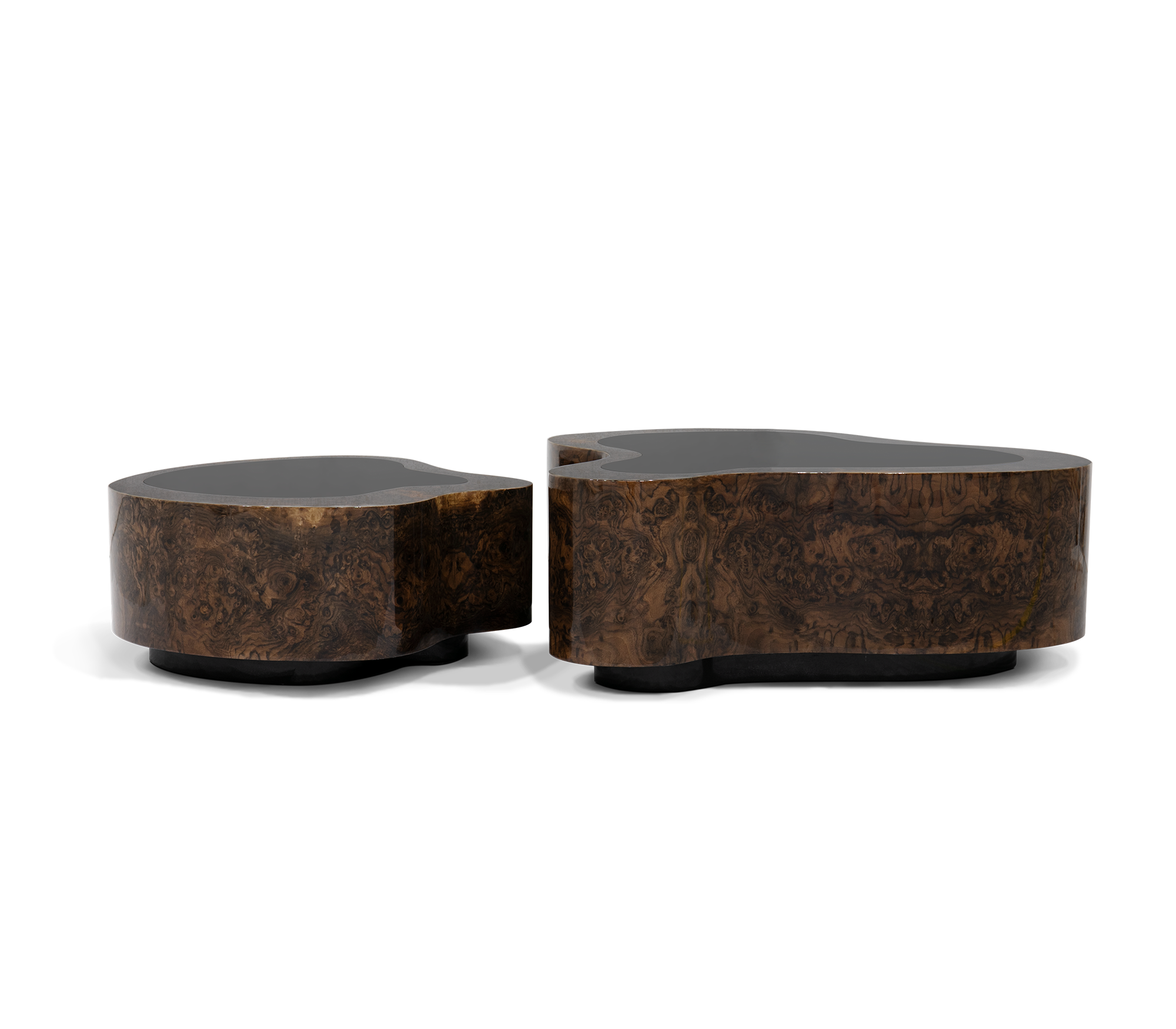 Walnut Coffee Table Set | Configuration: Small