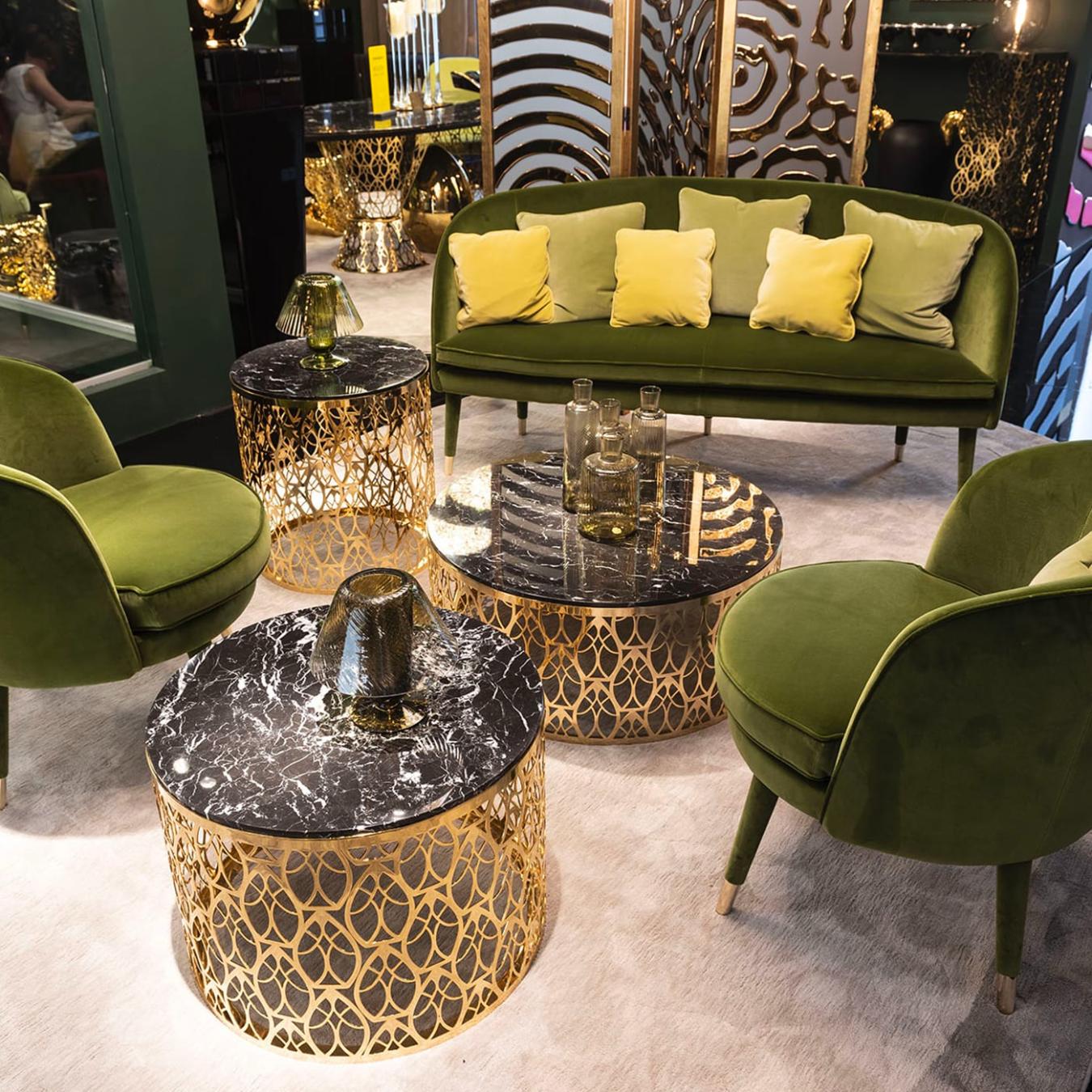 Cabaret Gold Italian Coffee Table