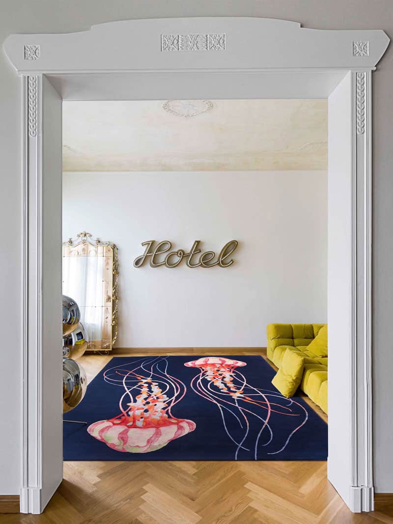 Jellyfish Handmade Luxury Rug