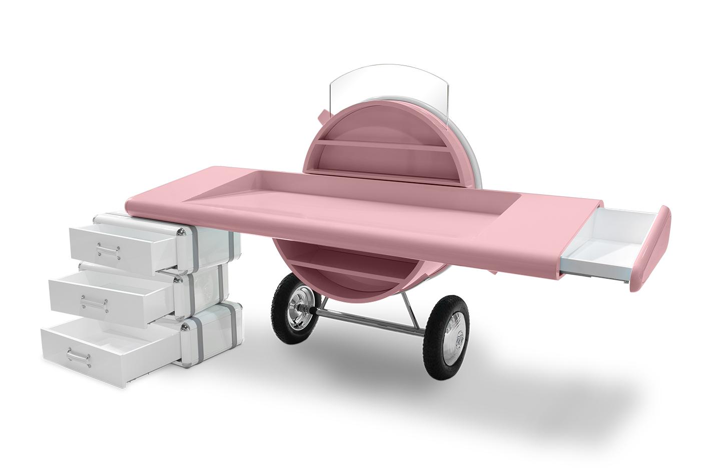 Skyline Pink Kids Study Desk
