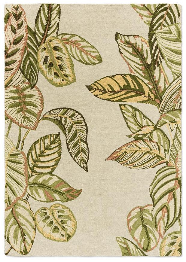 Leaf Samphire Outdoor Rug | Size: 140 x 200 cm
