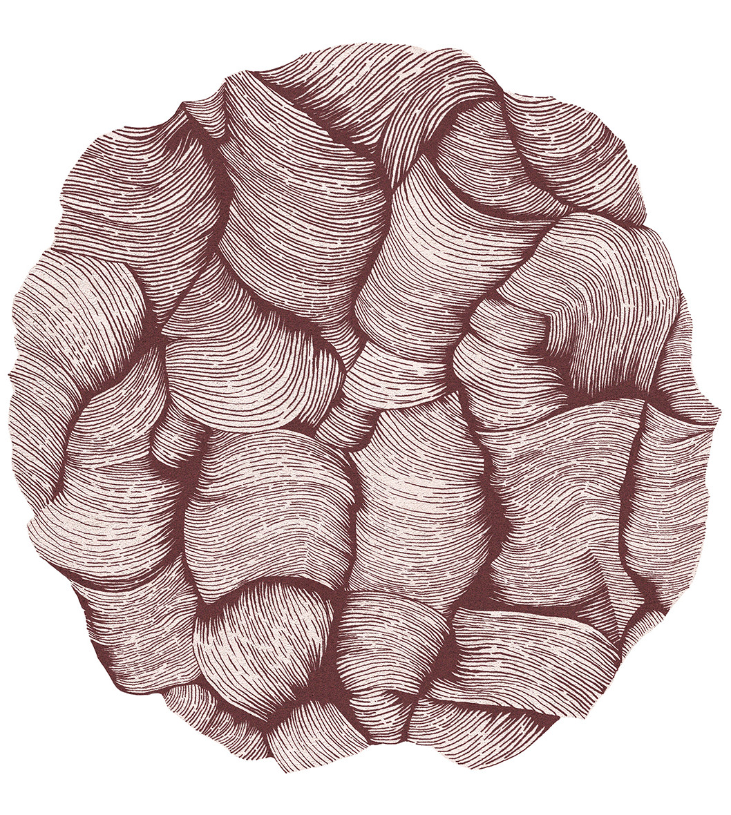 Cinnamon Round Hand-Woven Rug