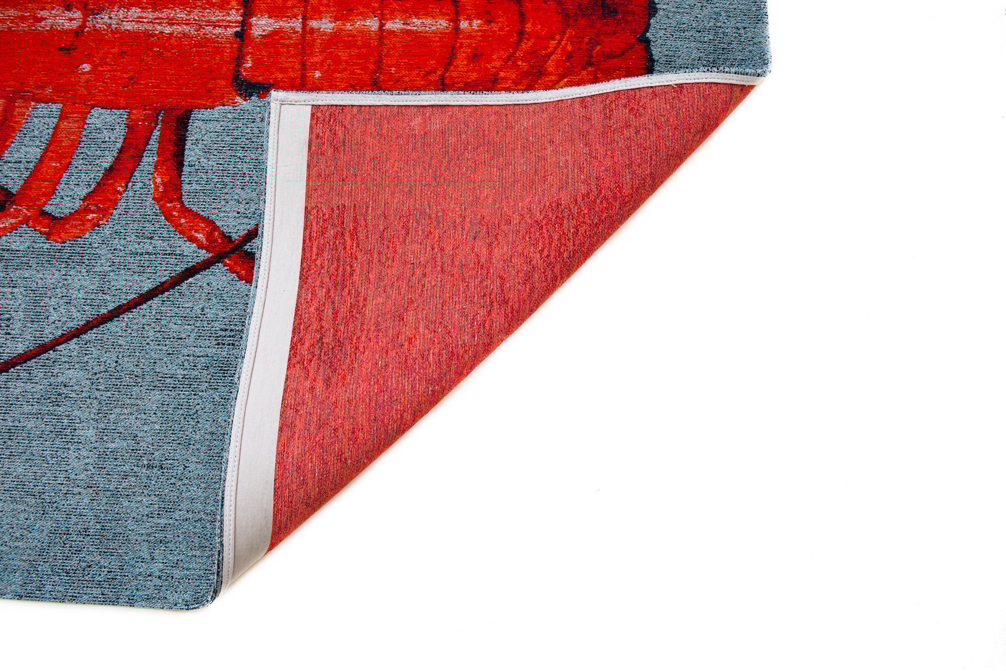 Steam Red Flatweave Rug | Size: 280 x 390 cm