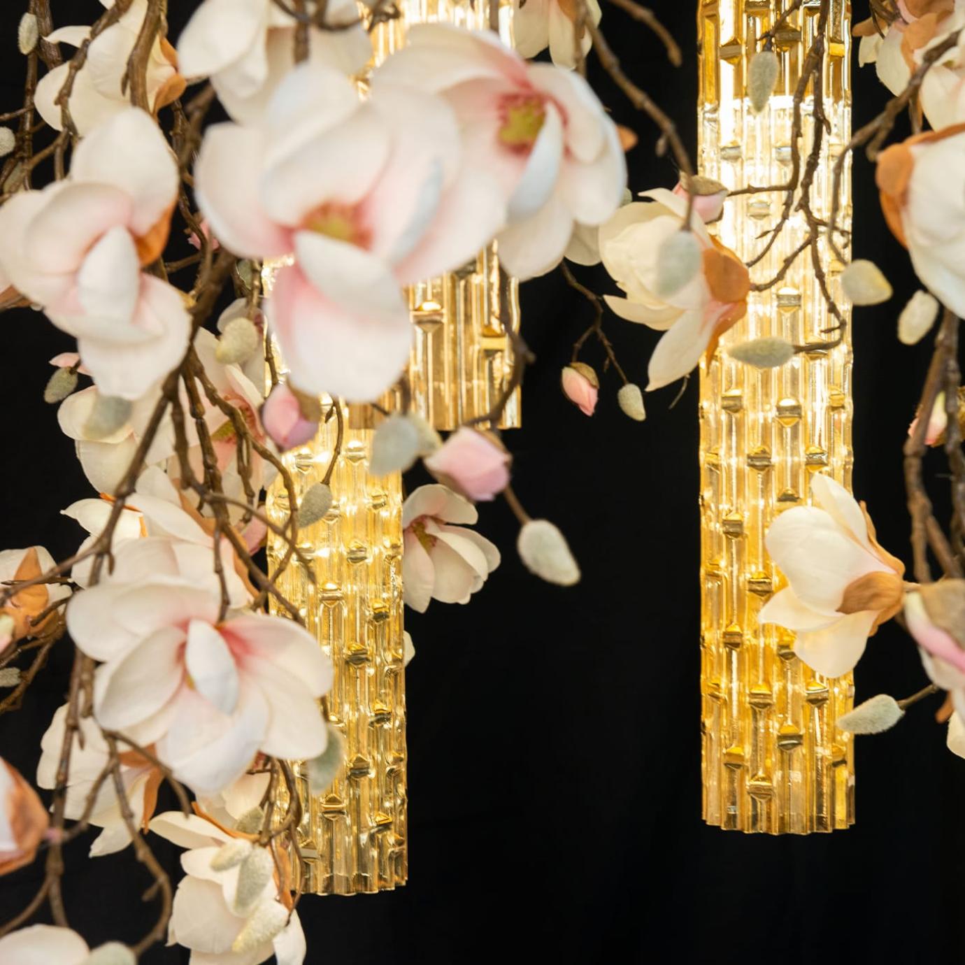 Magnolia White Italian Chandelier