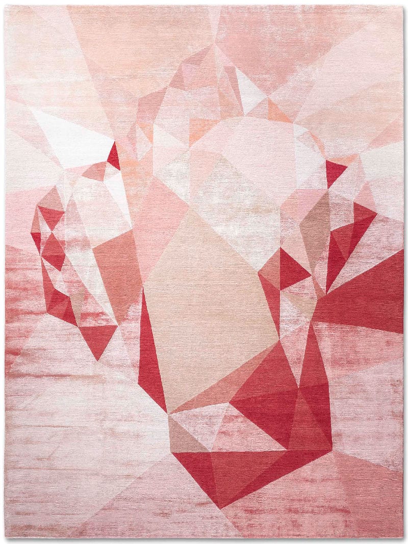 Heart Luxury Hand-Knotted Rug
