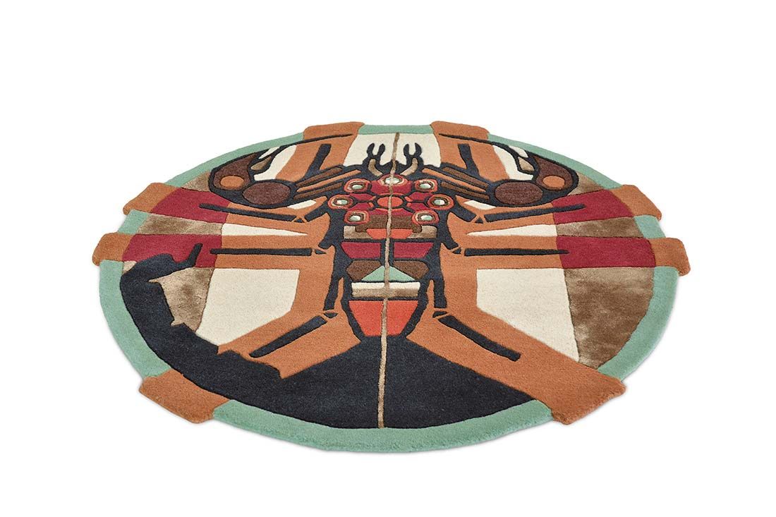 Zodiac Scorpio Hand Woven Round Rug | Size: Ø 200 cm