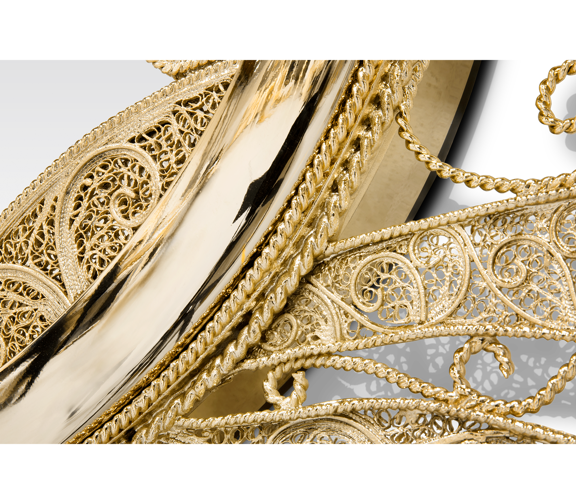 Ornate Filigree Designer Mirror