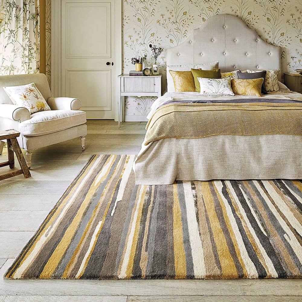 Wool & Viscose Handwoven Rug