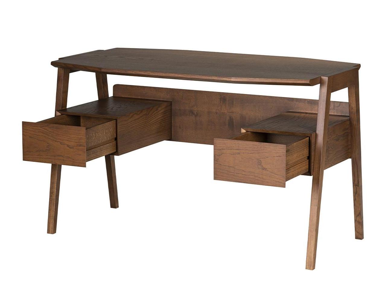 Eugenio Natural Walnut Handcrafted Writing Desk