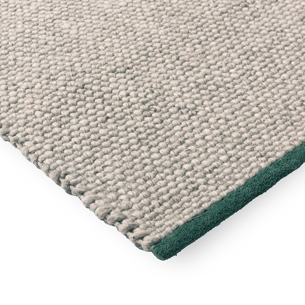 Artisan Texture Plain Ash Grey Rug | Size: 140 x 200 cm