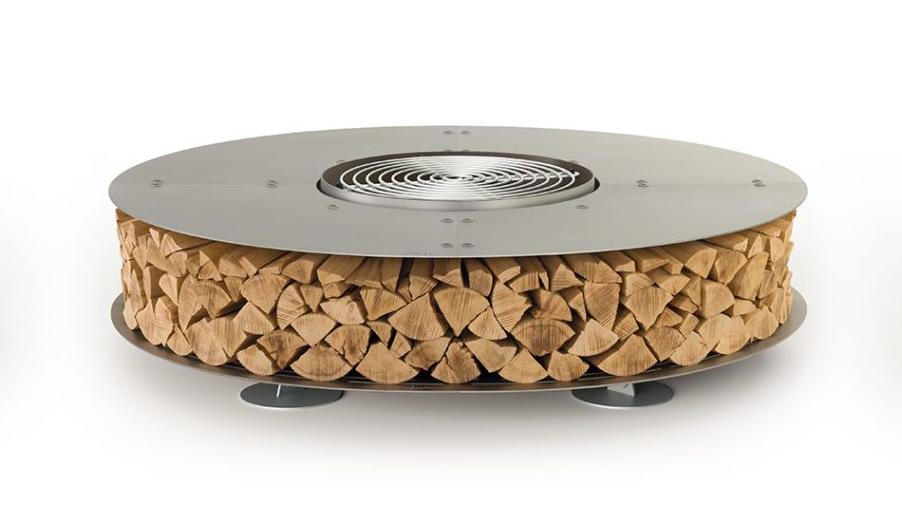 Steel Round Inox Fire Pit