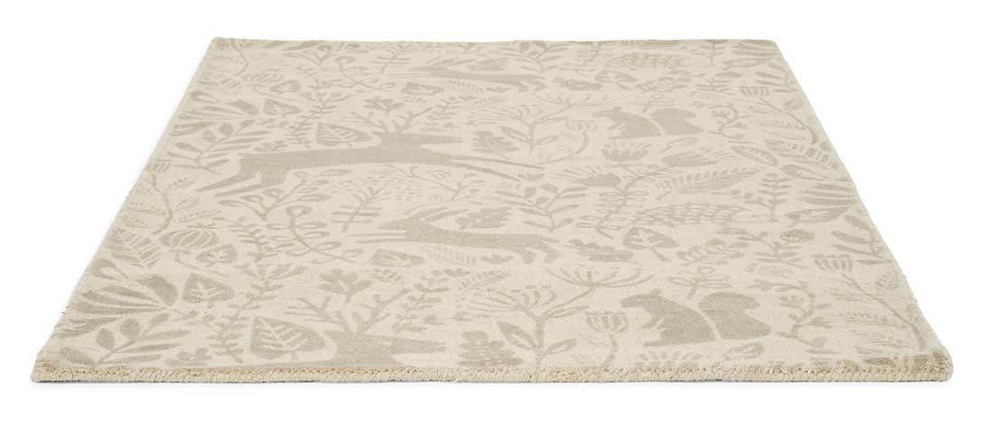 Taupe Handwoven NZ Wool Rug