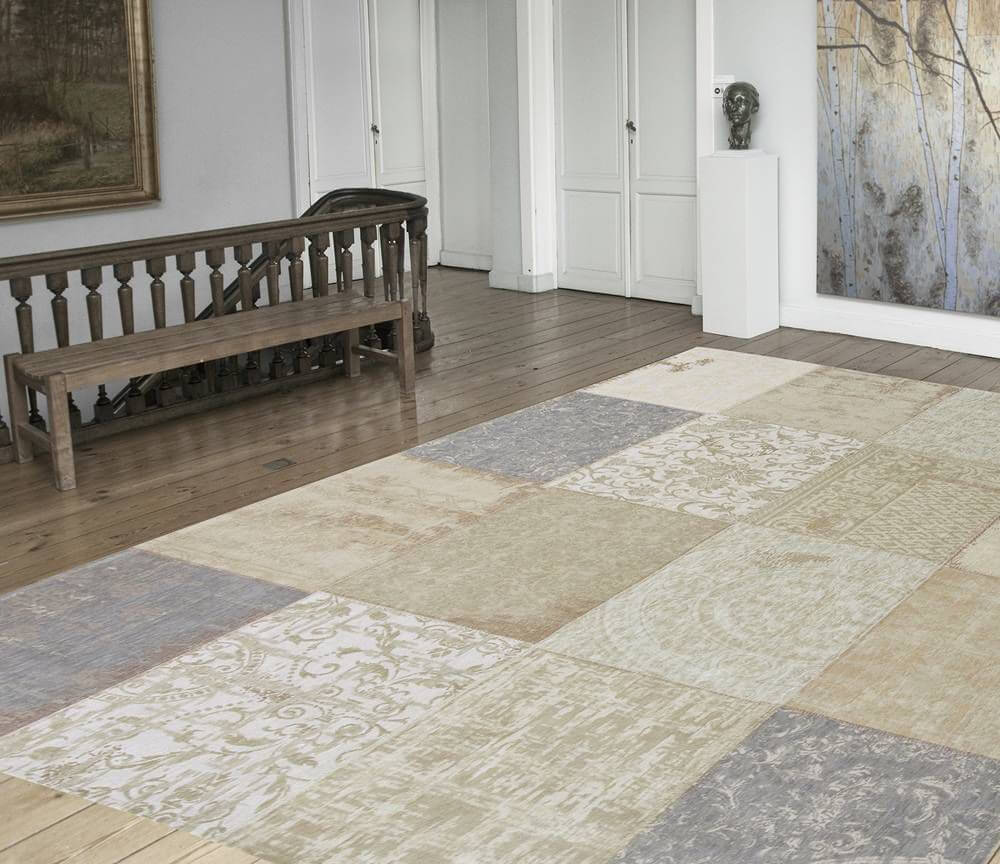Vintage Patchwork Style Rug Pinch Of Cinnamon