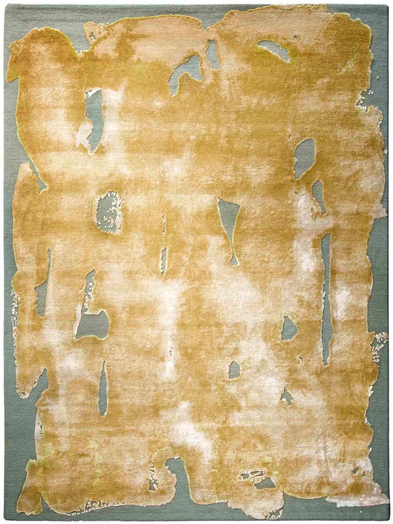 Mono Gold Luxury Hand-Woven Rug