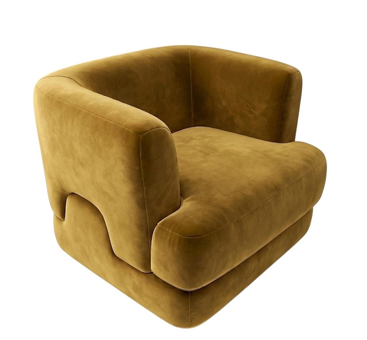 Mosaico Yellow Armchair