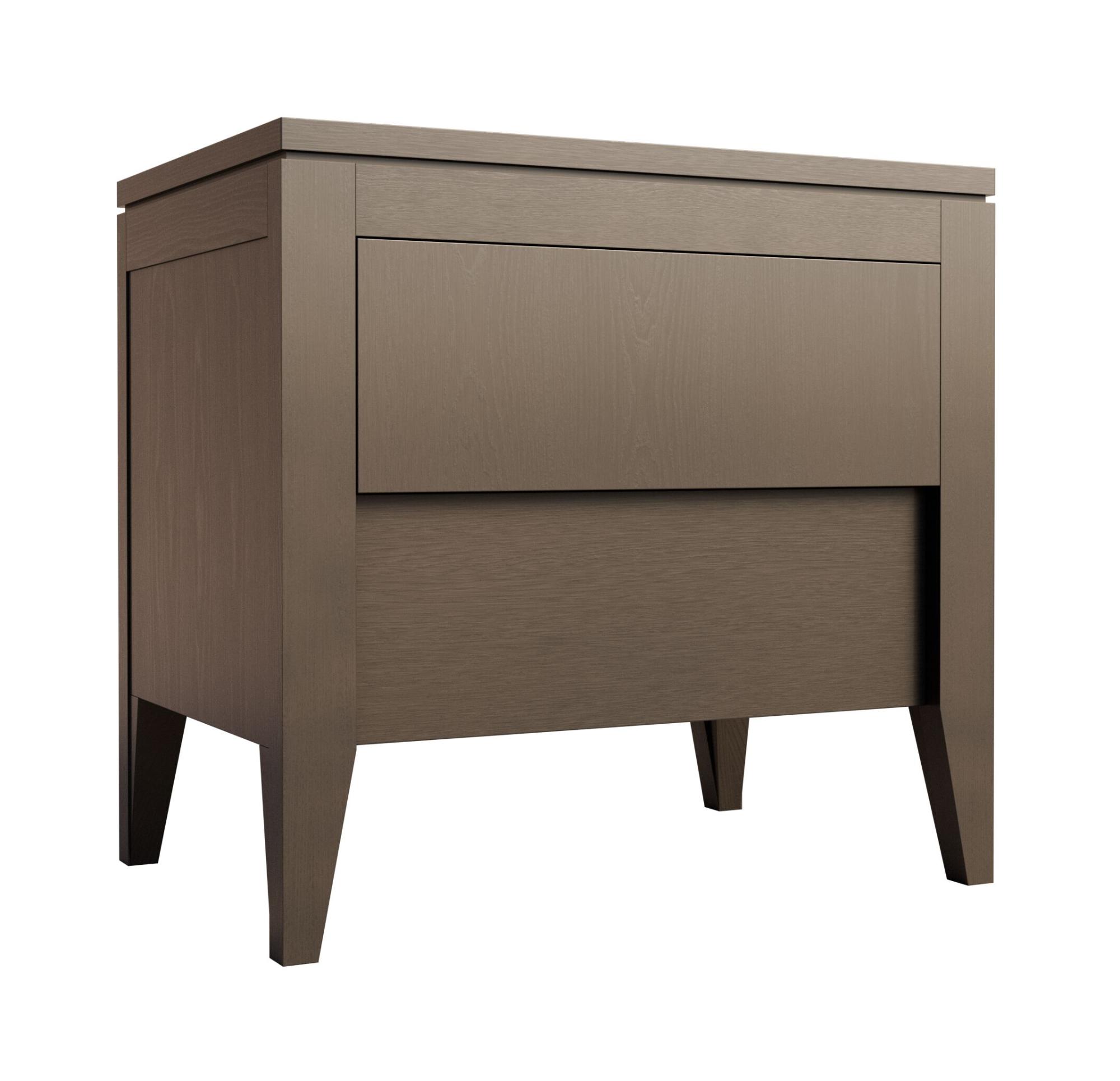 Anerio Dark Handcrafted Bedside Table