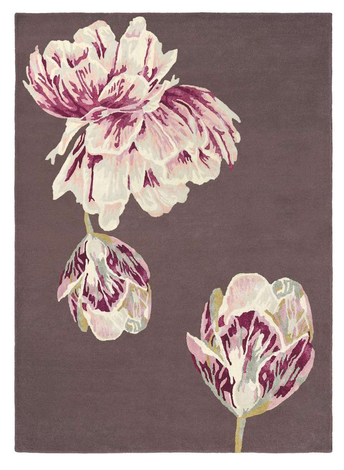 Hand Woven Aubergine Rug | Size: 200 x 280 cm