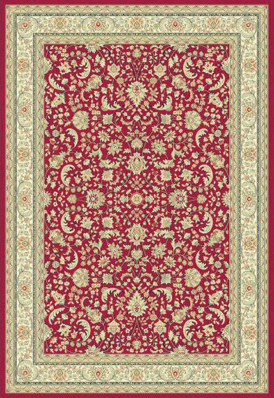 Border Red Oriental Rug
