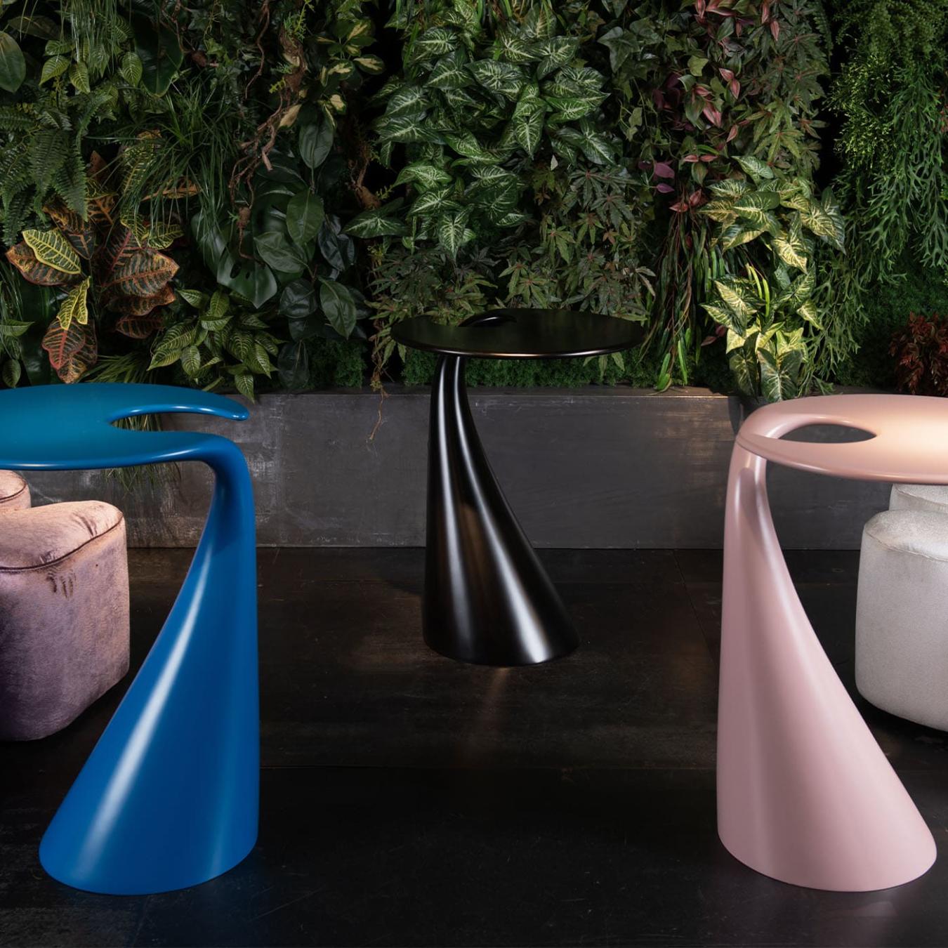 Milano Black Italian Side Table