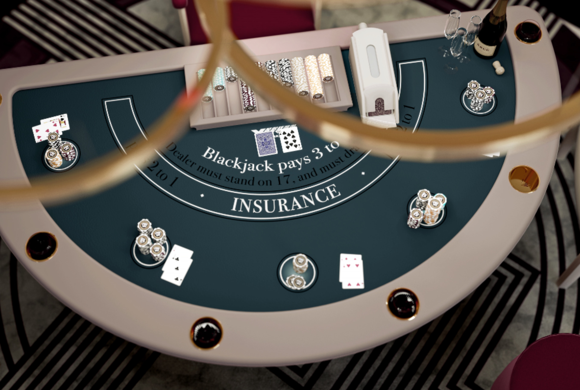 Napoleon Prestige Blackjack Table